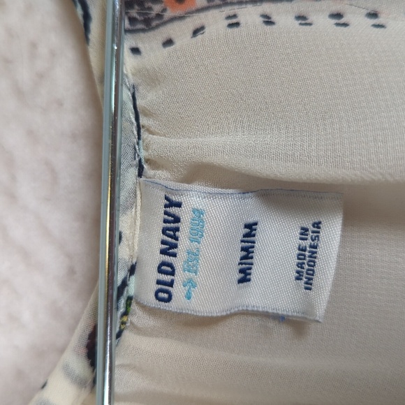Old Navy Women's Sheer Cottage Keyhole Blouse Size M - Picture 4 of 6